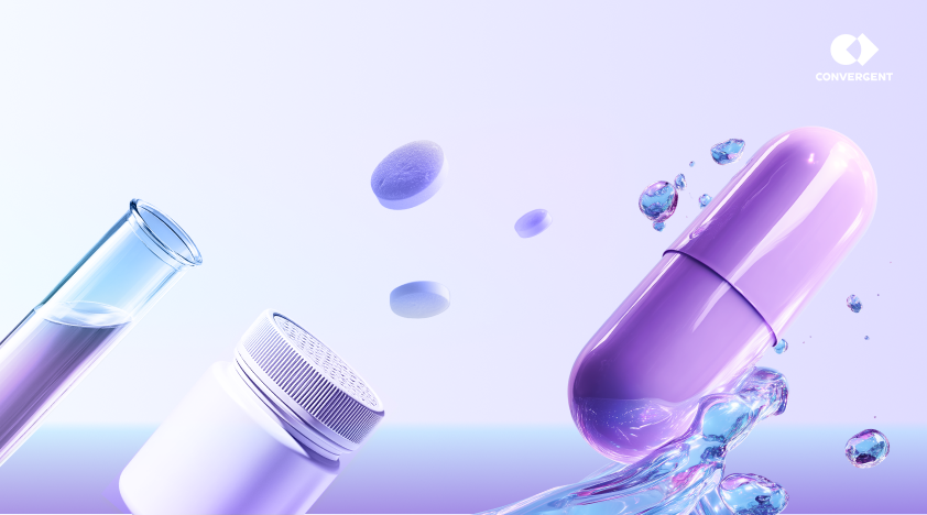 Таблетка, пробирка, баночка с витаминами