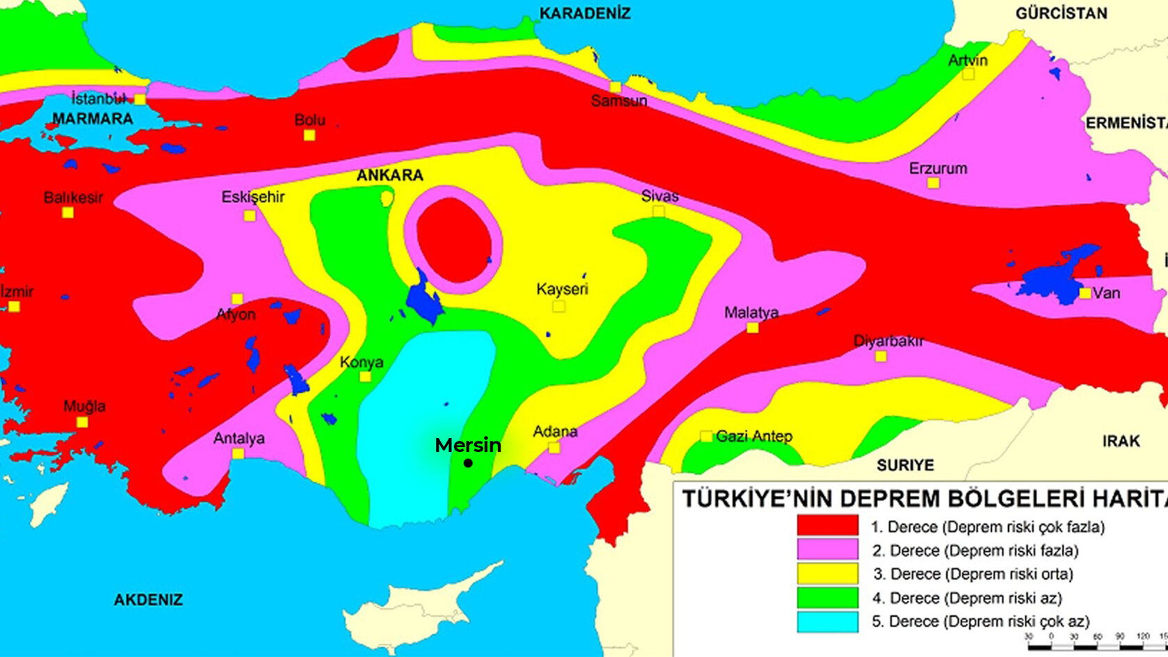 Климатическая карта турция