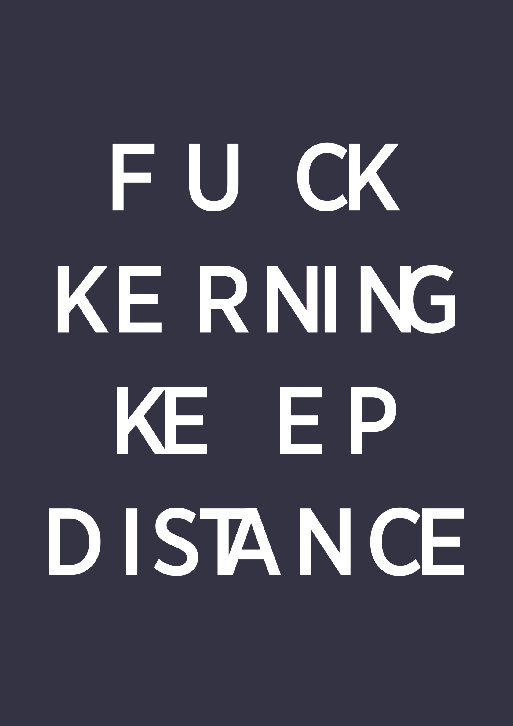 What must f*&k in typography