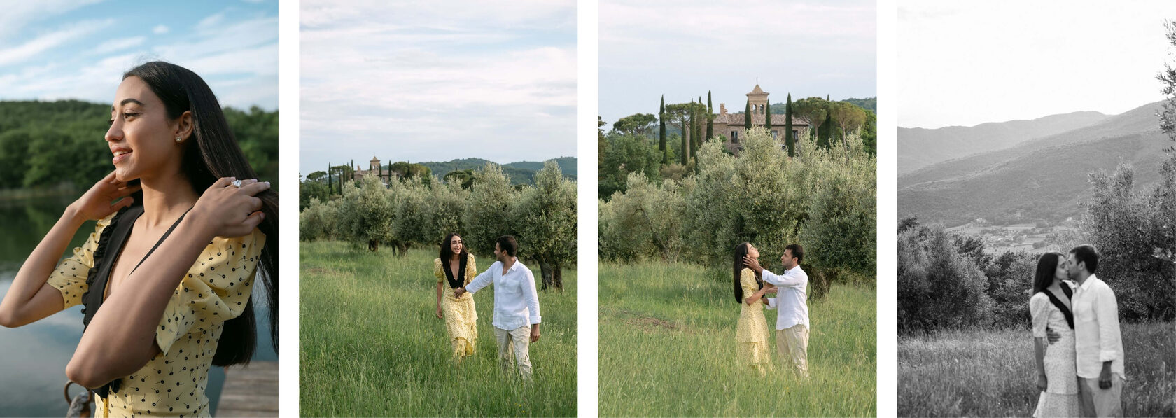 Wedding proposal in Italy