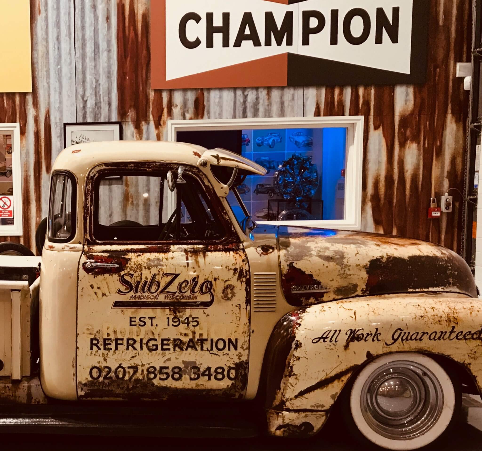 Original 1950 Chevy Sub-Zero delivery truck