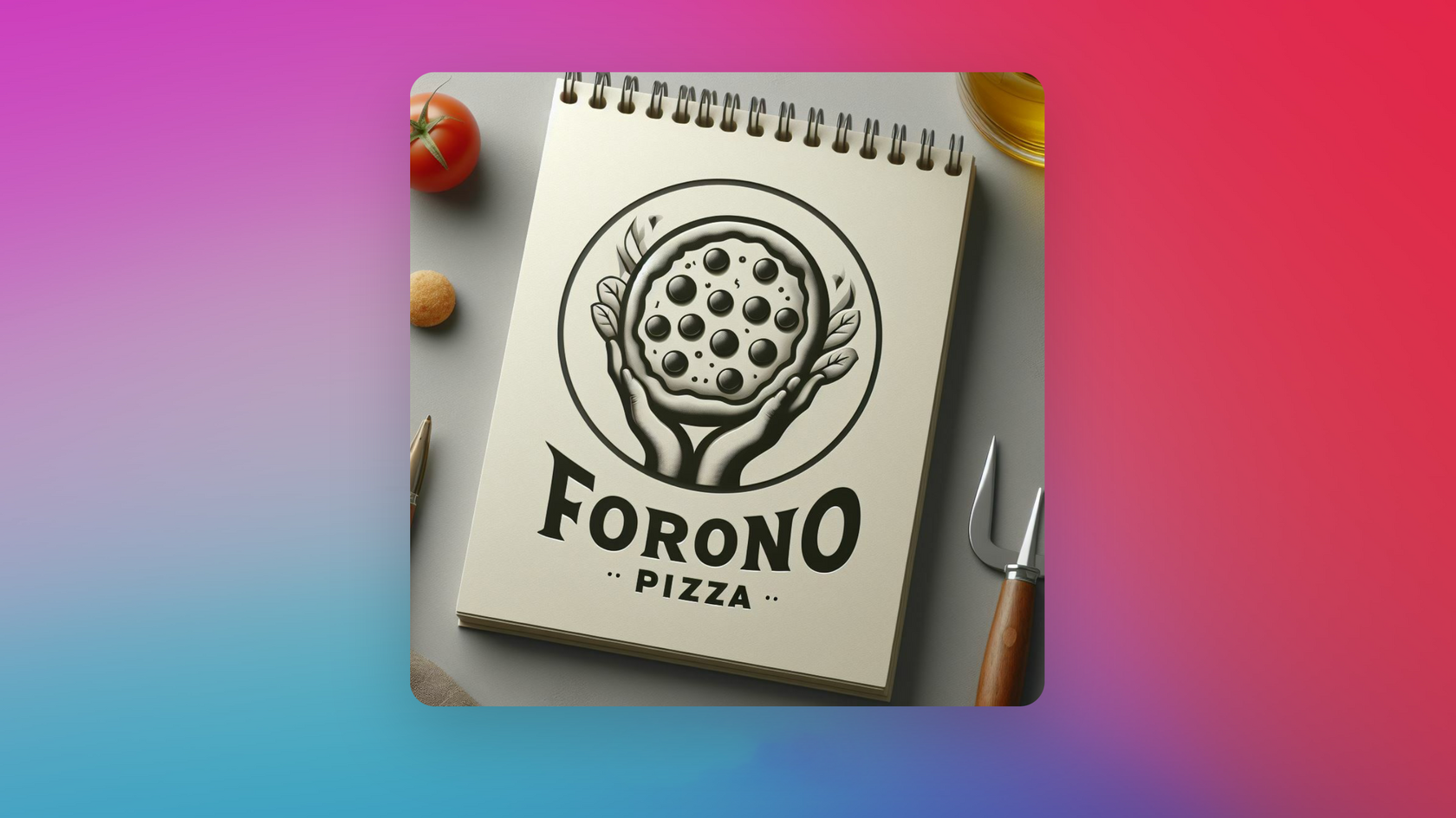 кейс разработка логотипа для пиццерии 