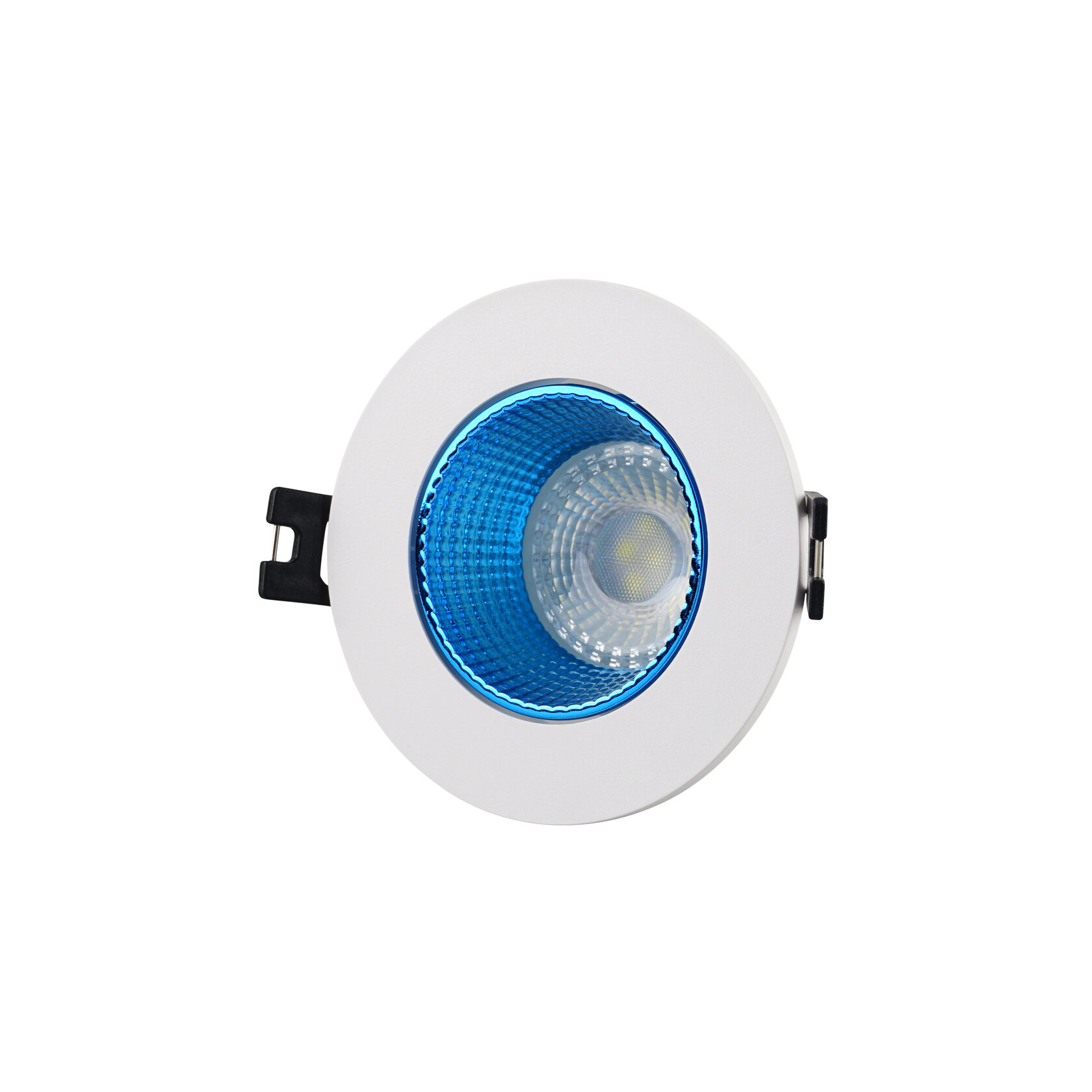 Встраиваемый светильник GU5.3 LED белый/голубой пластик Denkirs DK3061-WH+СY DK3061-WH+СY