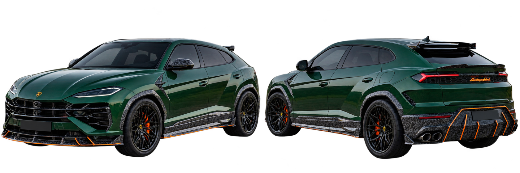 Lamborghini URUS SE: вид спереди в три четверти, без госномера