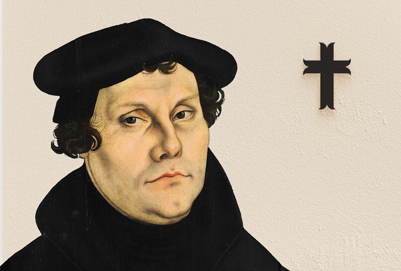 Портрет Мартина Лютера, лидера Реформации в Германии, XVI век
