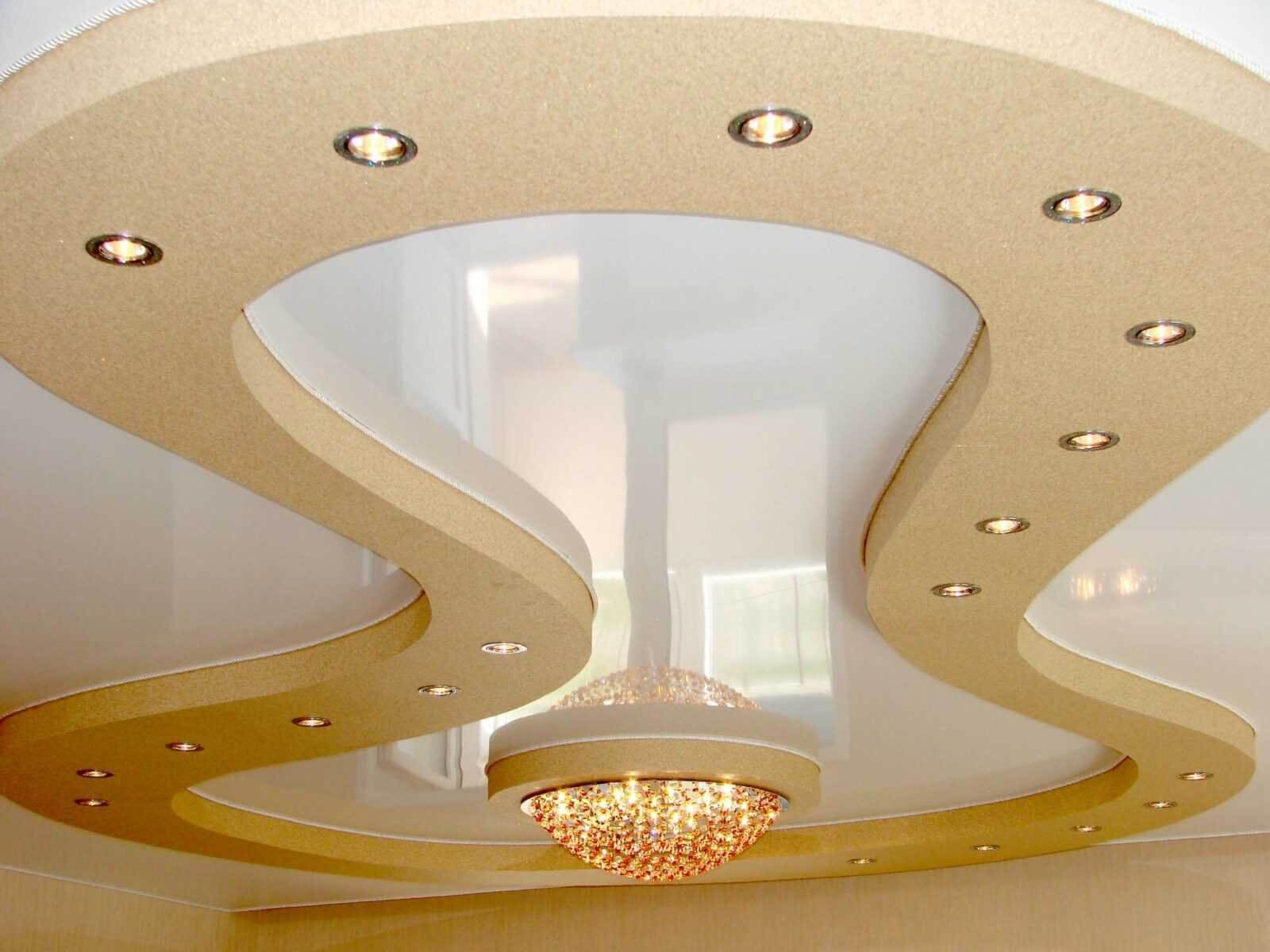Дизайн потолков — фото красивых современных подвесных и натяжных потолков