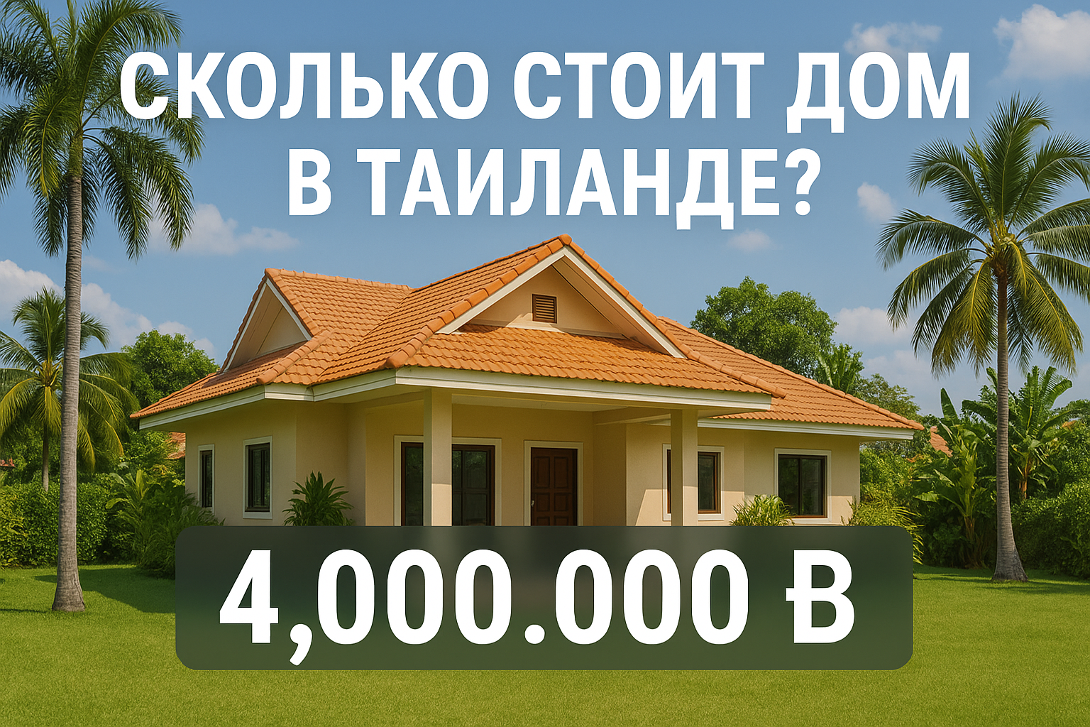 Мечтаете о доме под пальмами, у моря и в тишине? Дом в Таиланде — это не только про образ жизни, но и разумную инвестицию. Особенно если вы покупаете в 2025 году, когда рынок находится в фазе активного роста, но цены ещё не достигли пика.  Мы расскажем, с