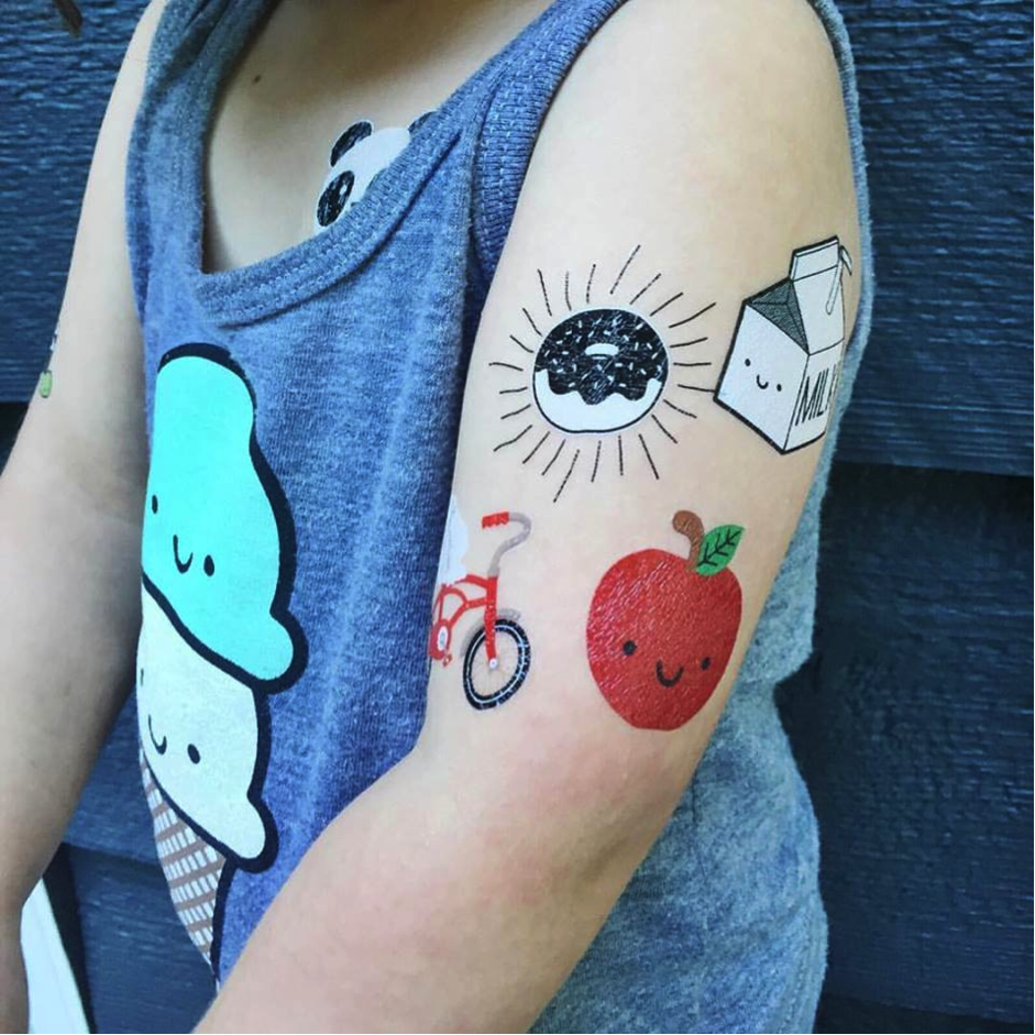 Custom Temporary Tattoos for Retail Brand