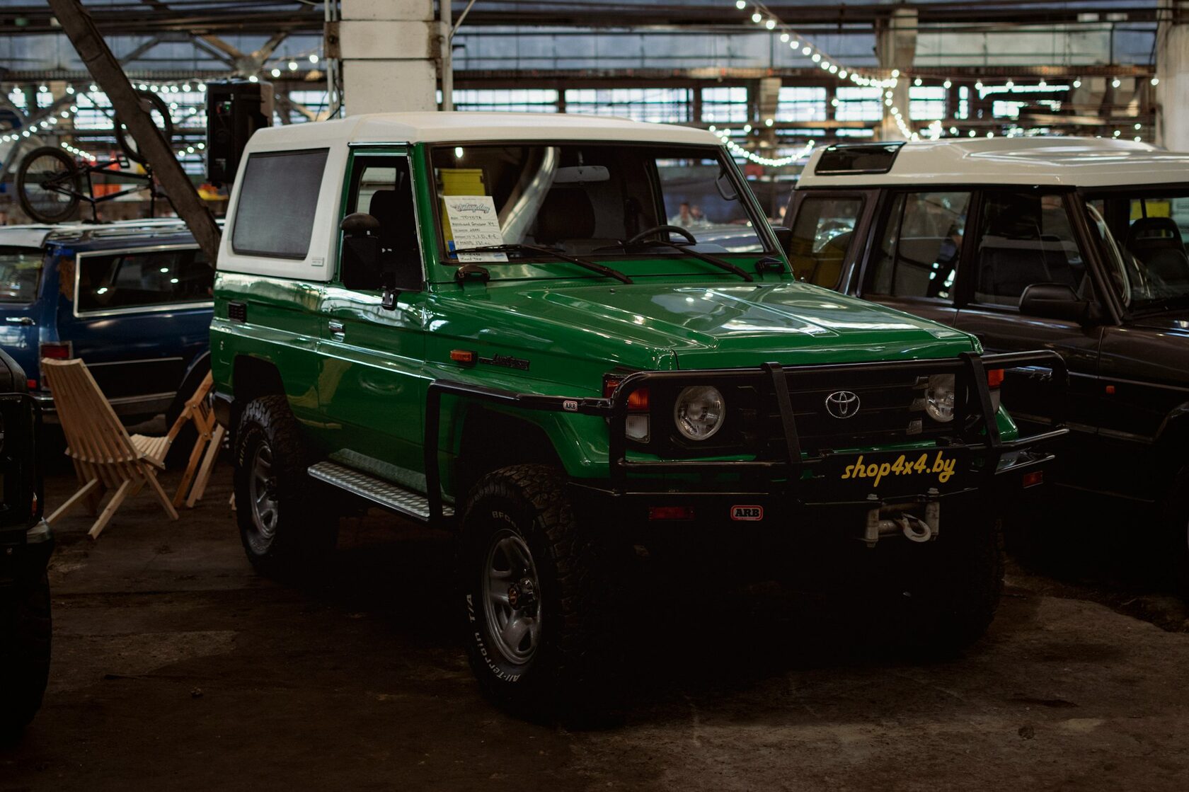 Toyota Land Cruiser на аукционе в Японии