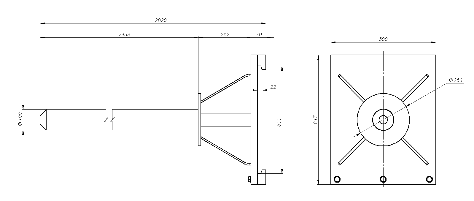 Штыревой захват - оборудование для погрузчика БТК