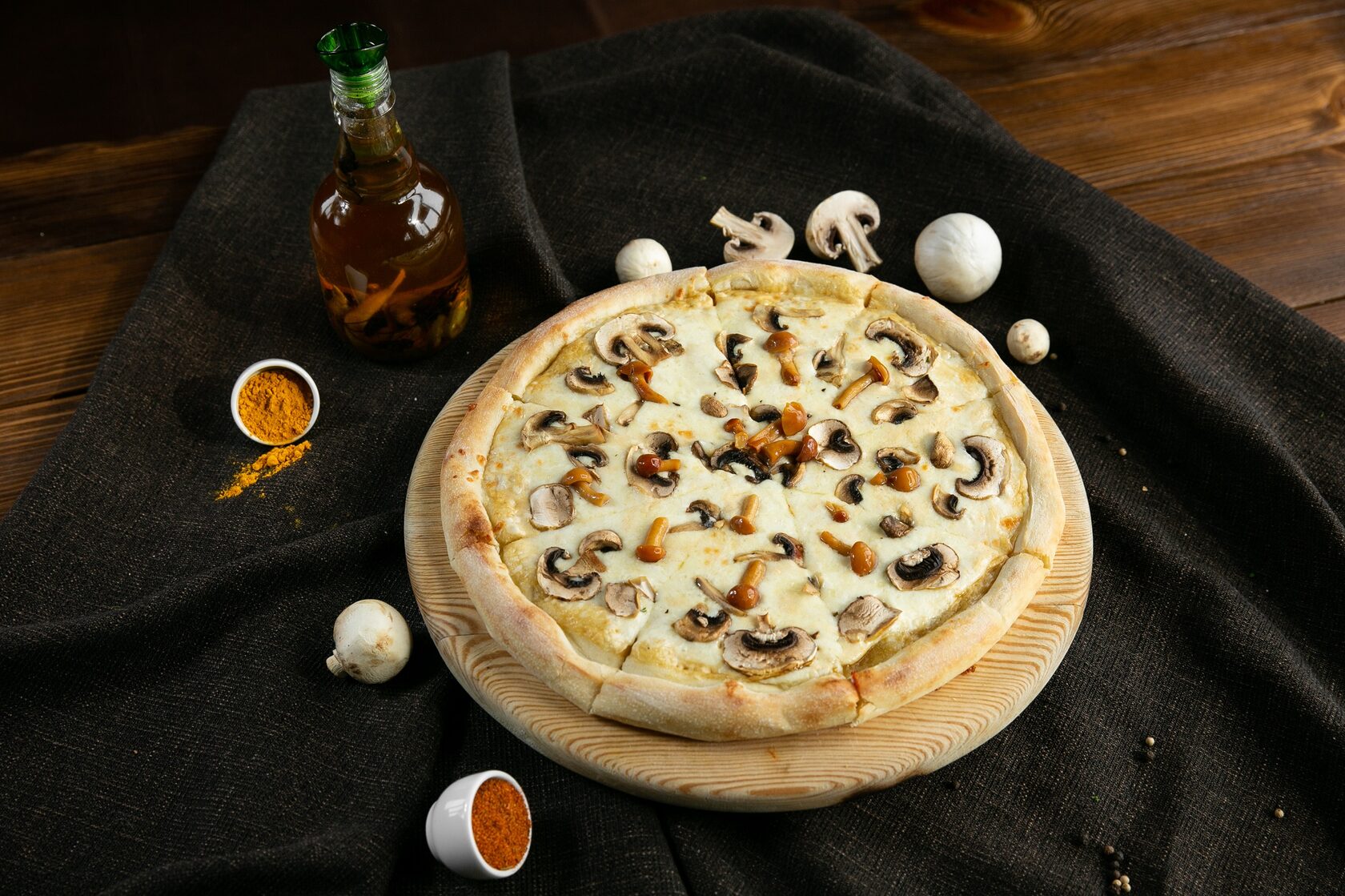 рецепт пицца грибная с шампиньонами фото 49