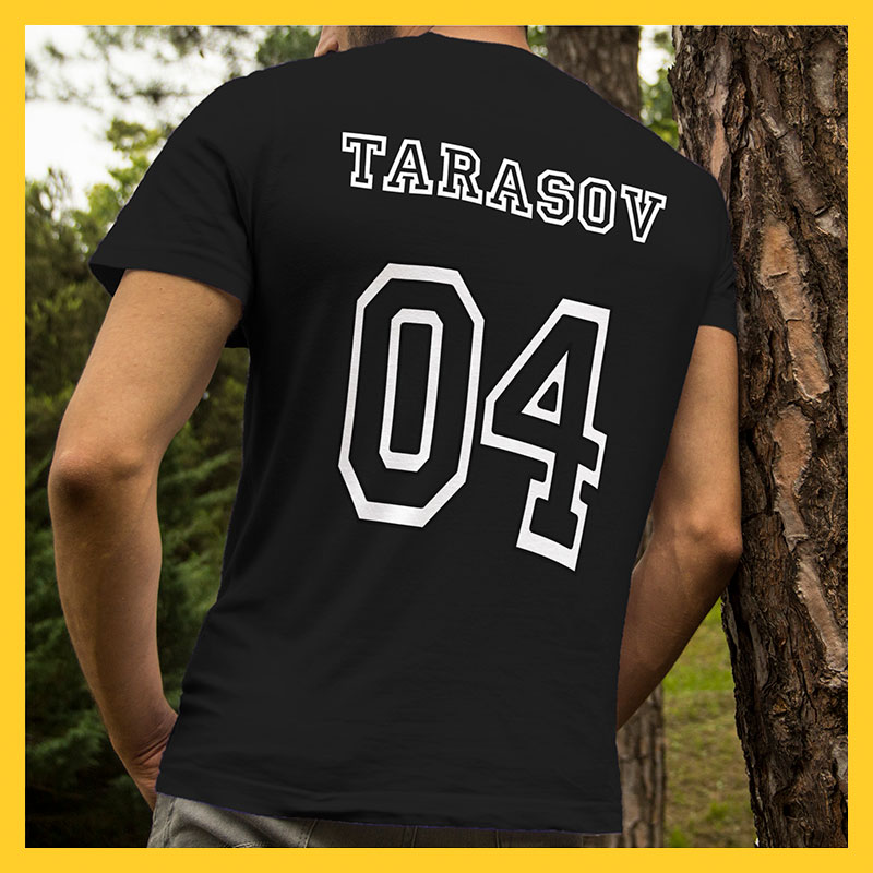 Заказать Майку С Фамилией