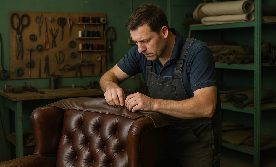 Перетяжка кресла