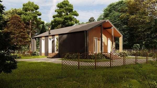 Каркасные дома в Кропоткине ландшафт