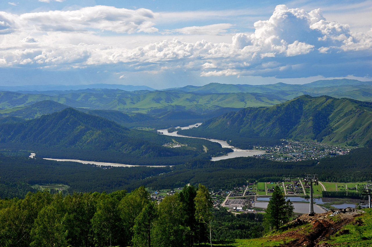 Село Манжерок Алтайский край