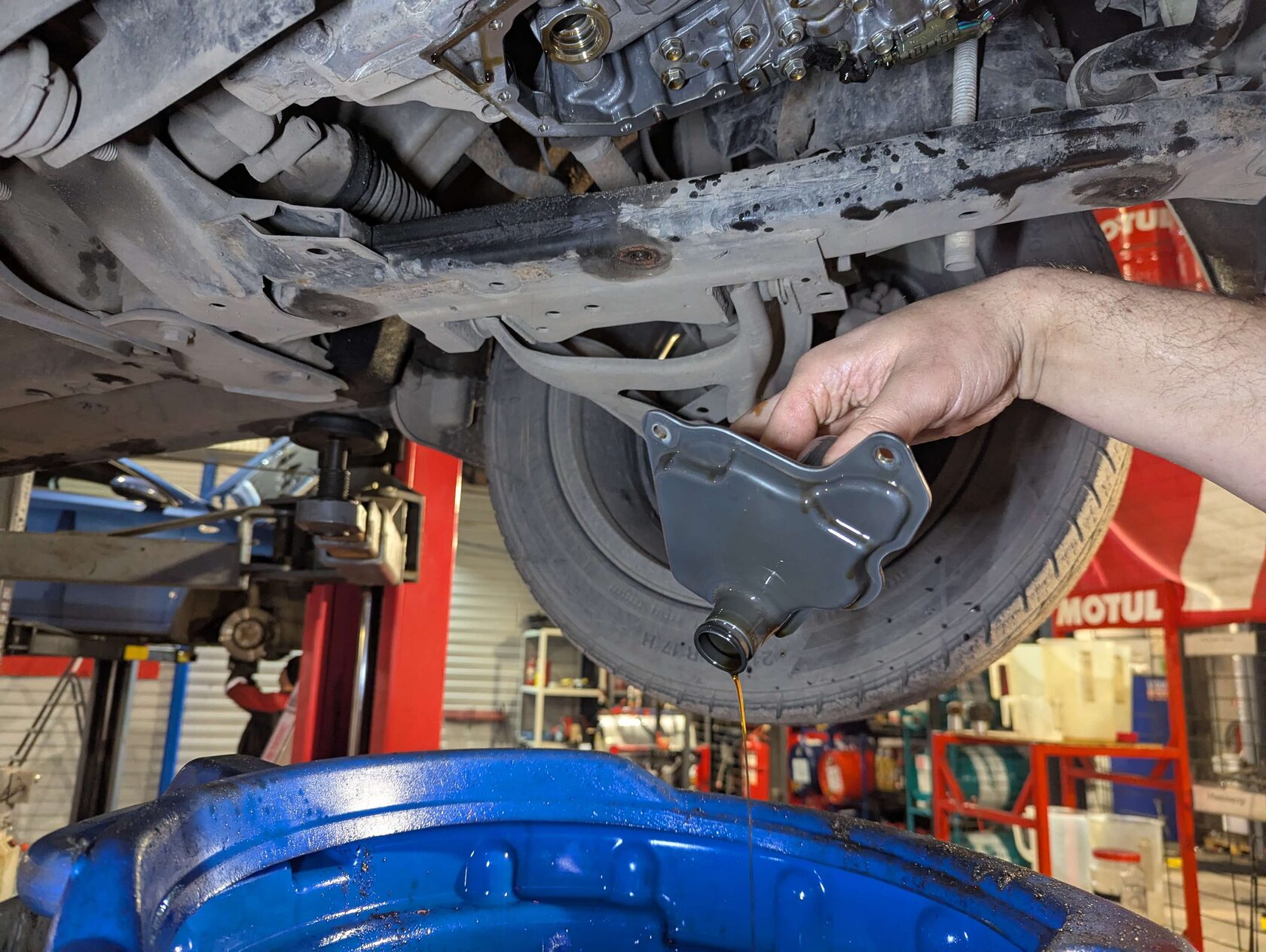 Замена фильтра грубой очистки вариатора