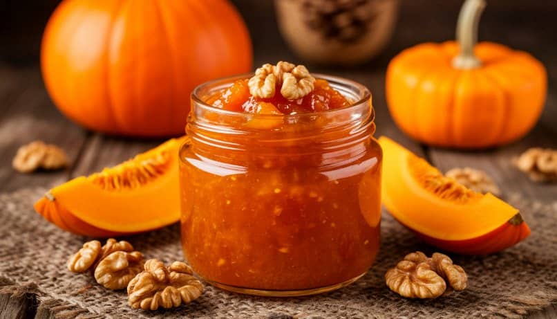 Тыквенный джем с грецкими орехами