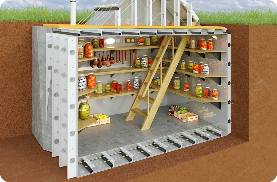 Пластиковые погреба