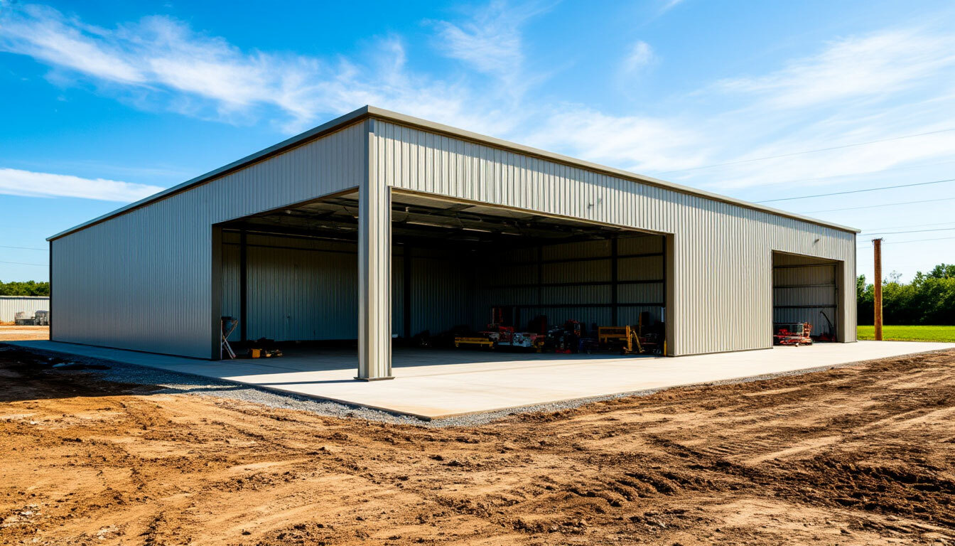 Строительство ангаров из сэндвич