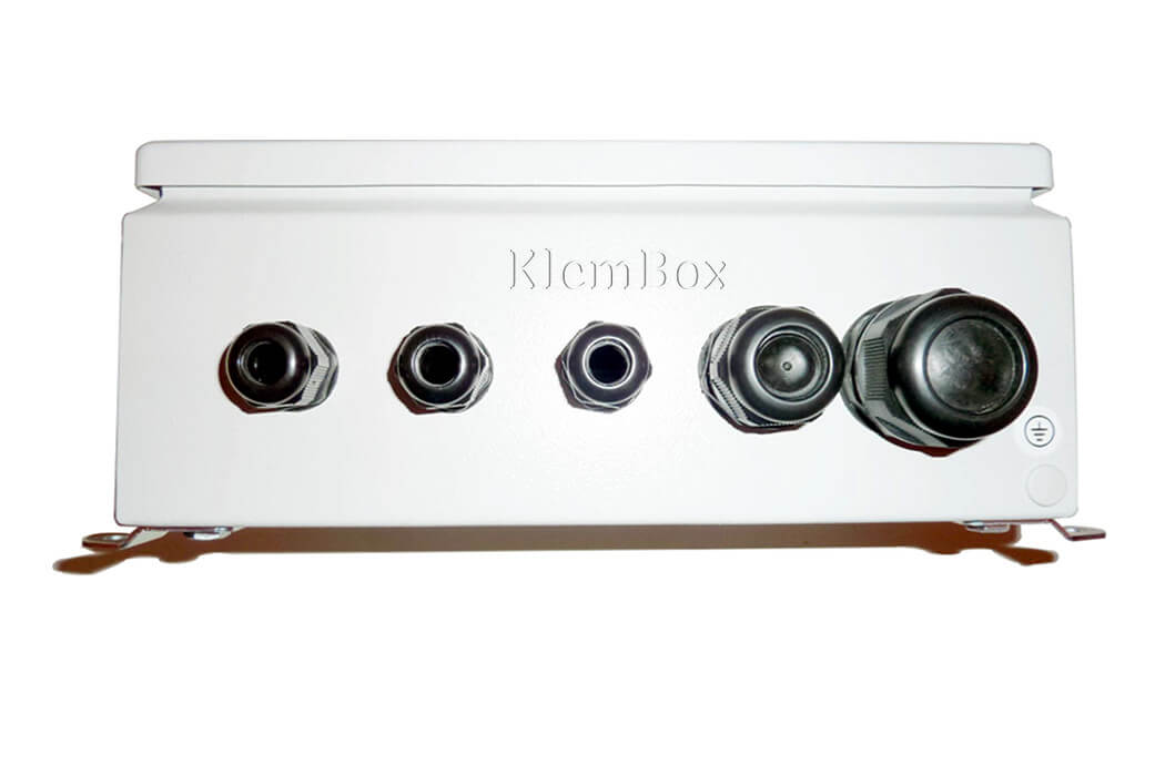 Клеммная коробка КК-40, сталь 300х200х120мм, 40 клемм 24А, вводы 3 х ...