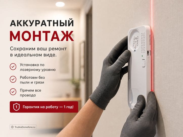 Правильный монтаж трубки домофона Москва: почему это стоит доверить профессионалам