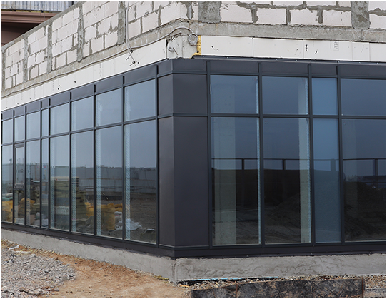 Алюминиевое остекление ТЦ