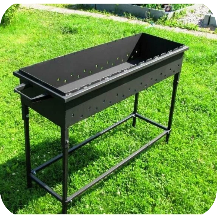 Мангалы металлические под заказ завод Гефест