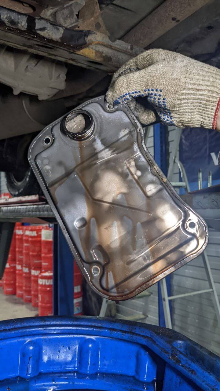 Состояние фильтра в поддоне