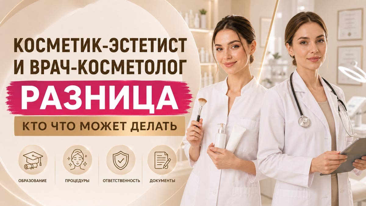 Косметик-эстетист и врач-косметолог: в чем разница