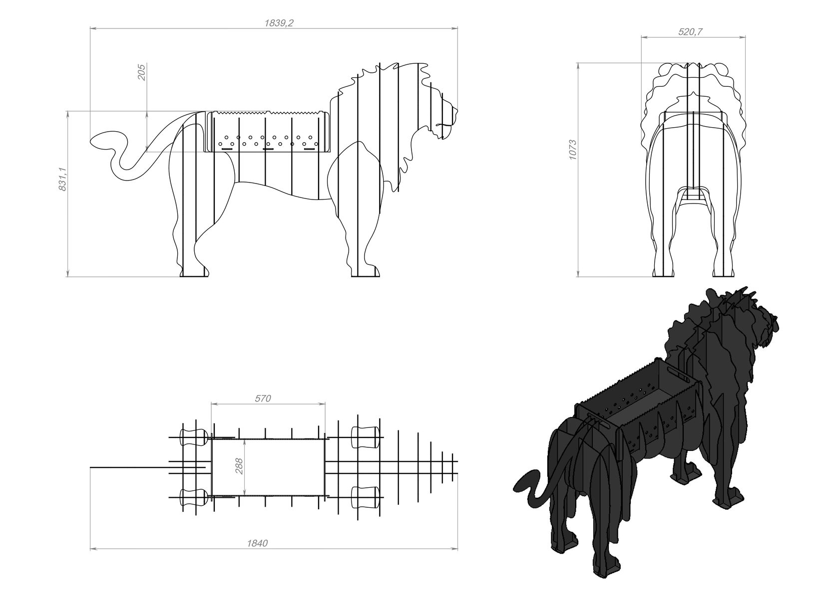 Лазерный чертеж. Мангал Лев чертежи DXF. Мангал Лев разборный чертеж DXF. DFX мангал Лев. Мангал чертежи DFX.