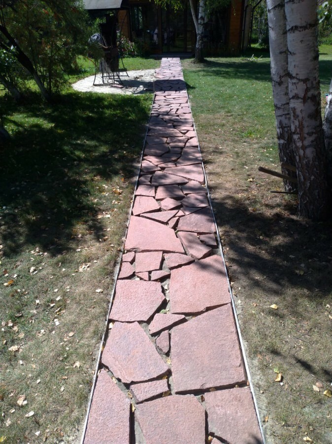 Лемезит бордо рваный край