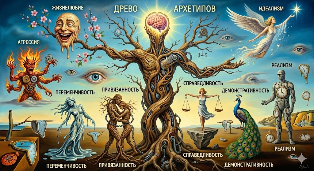 Древо архетипов Шпильрейн