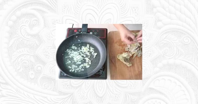 Приготовление харчо с курицей и рисом: шаг 6