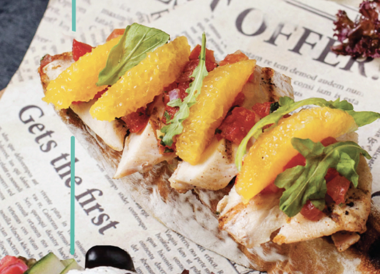 Bruschetta with Chicken