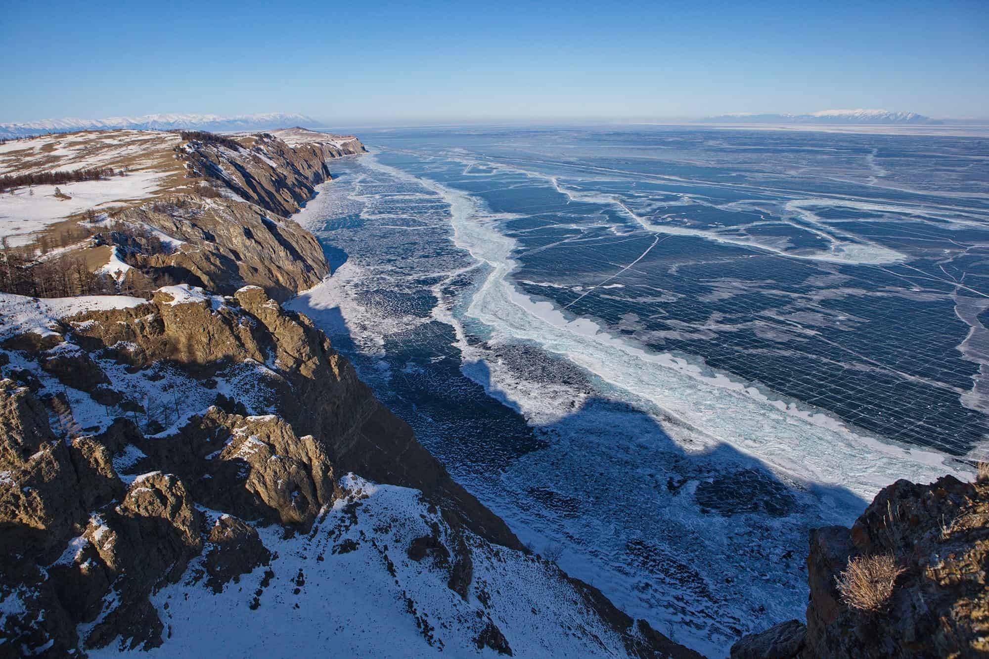 Тажеранские степи Байкал зимой