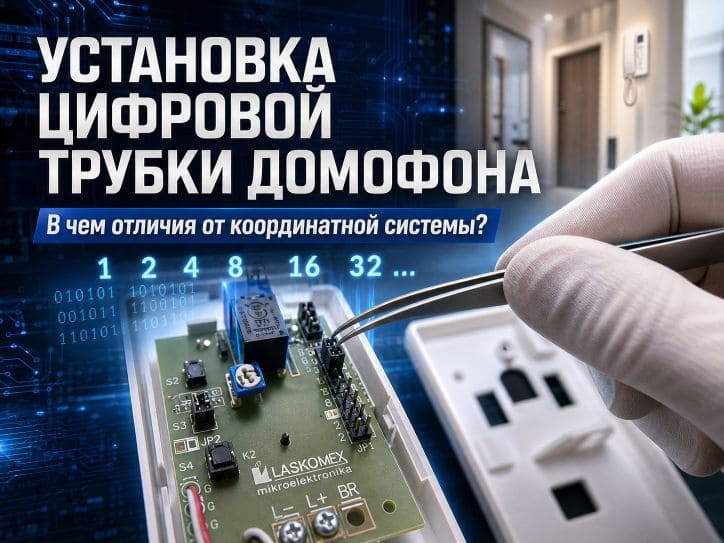 Установка цифровой трубки домофона Москва: в чем отличия цифровой системы от координатной