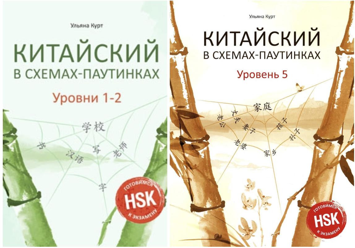 Книга китайский в схемах-паутинках