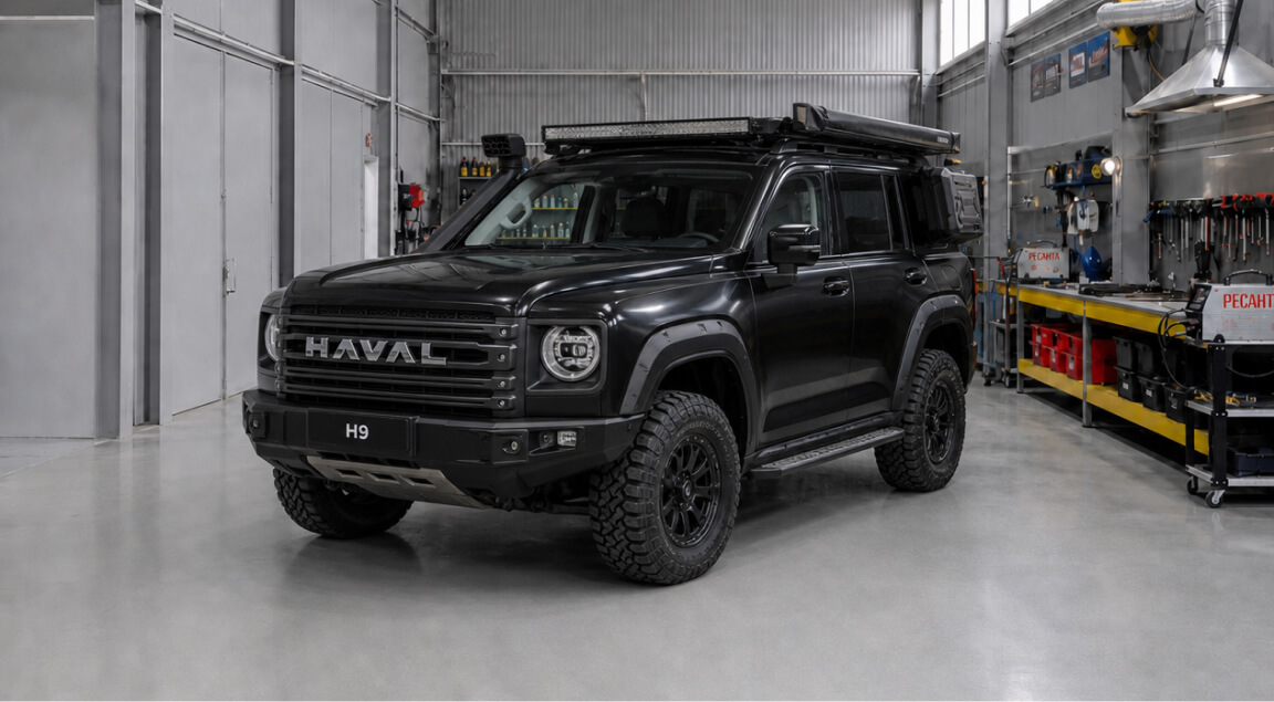 Haval H9 в мастерской технического центра XRD