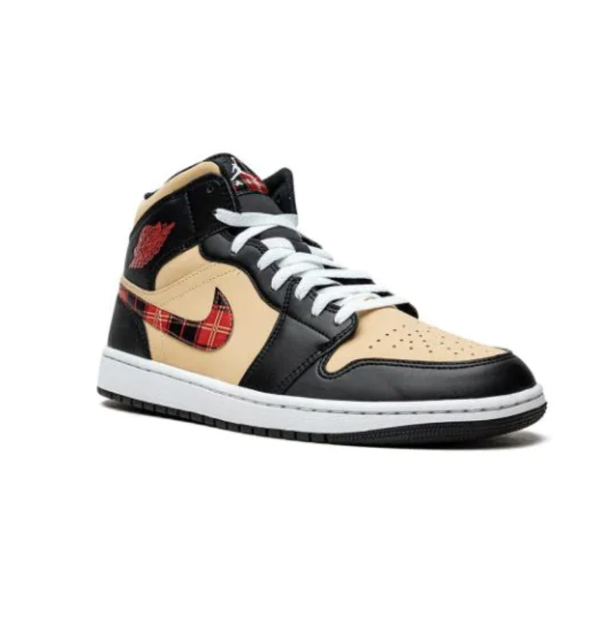Оригинальные кроссовки Nike Air Jordan 1 Mid SE &quot;Tartan Swoosh&quot; купить