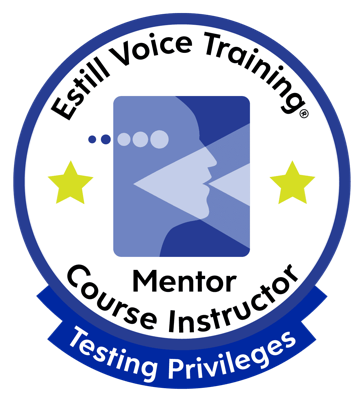 Estill Voice Training — Mentor Course Instructor, Testing Privileges