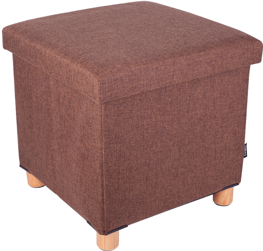 Пуф складной с ящиком Ridberg BOX Wool (Brown), 1209259