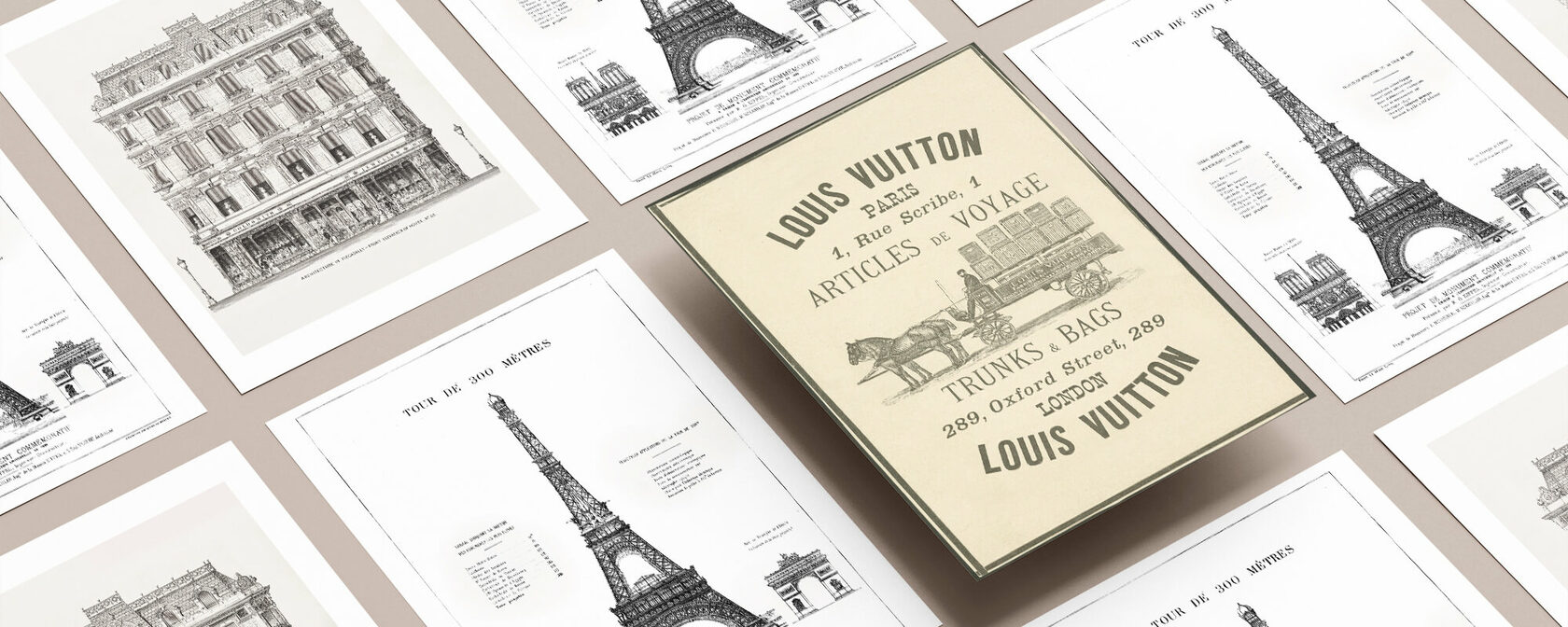 Винтажные постеры для интерьера