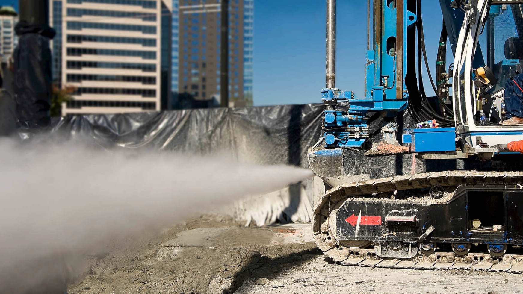 Струйная цементация грунтов Jet Grouting