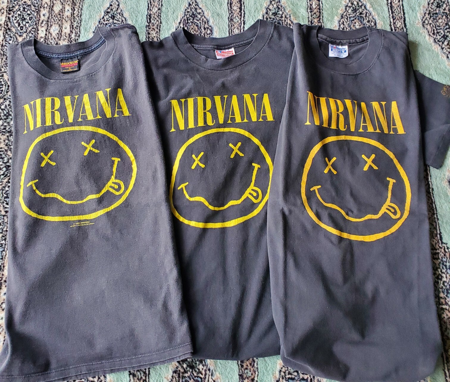 BOOTLEG NIRVANA KURT COBAIN TEE SHIRT SIZE XL SINGLE STITCH