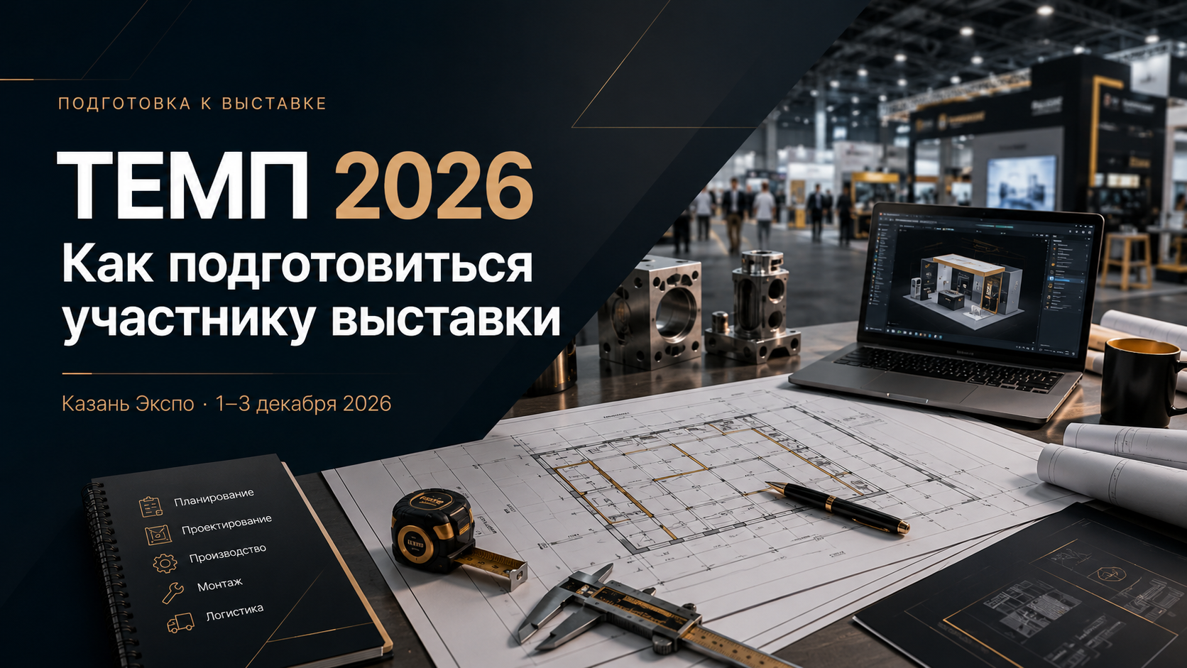 Подготовка к выставке ТЕМП 2026 в Казани