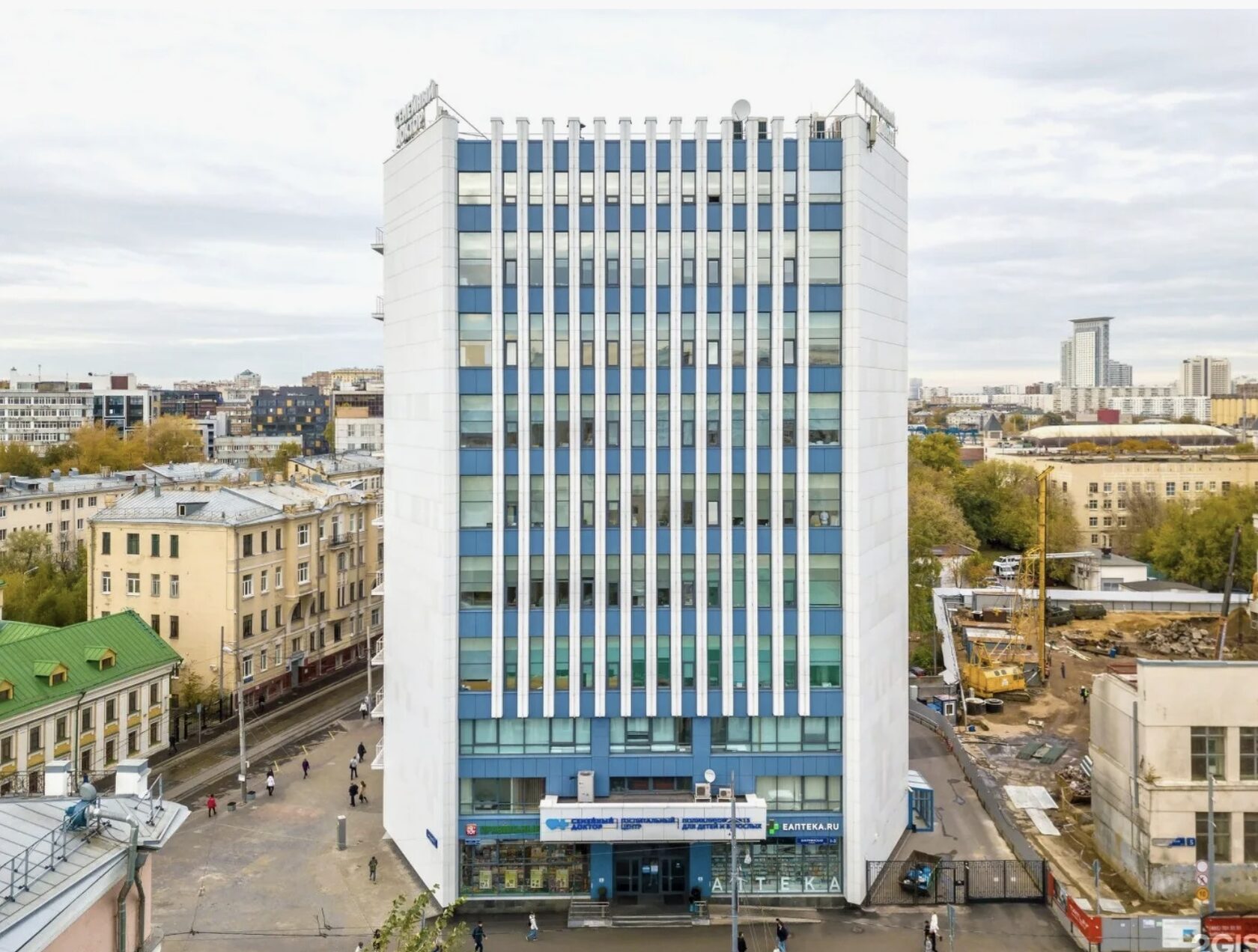 Госпитальный центр АО “Семейный Доктор” по адресу: Москва, Бакунинская улица 1-3