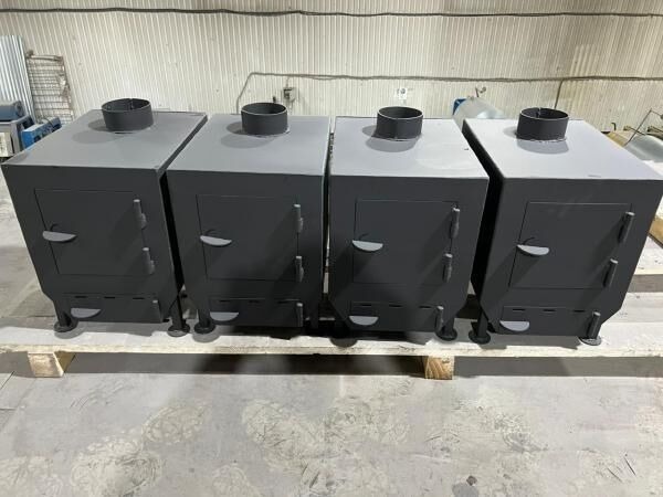 Печь буржуйка армейская . Размер 300х300х400 мм