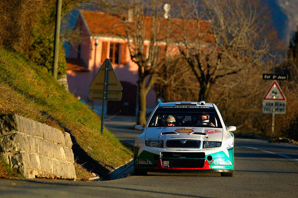 Армин Шварц и Клаус Виха, Škoda Fabia WRC (3S4 5611), ралли Монте-Карло 2005