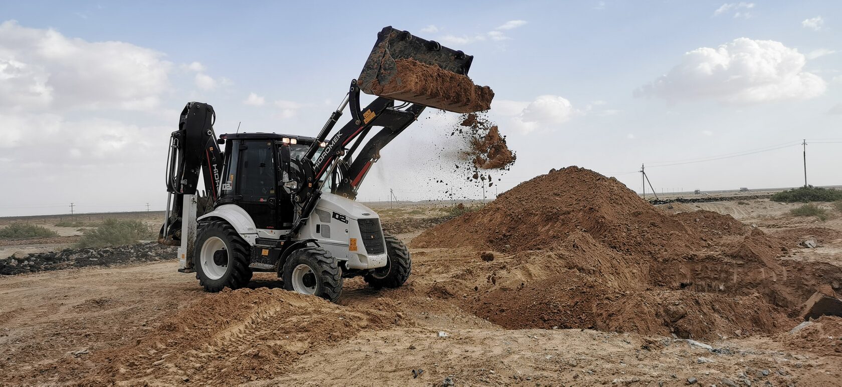 Установка GPS и Датчика угла наклона на экскаватор