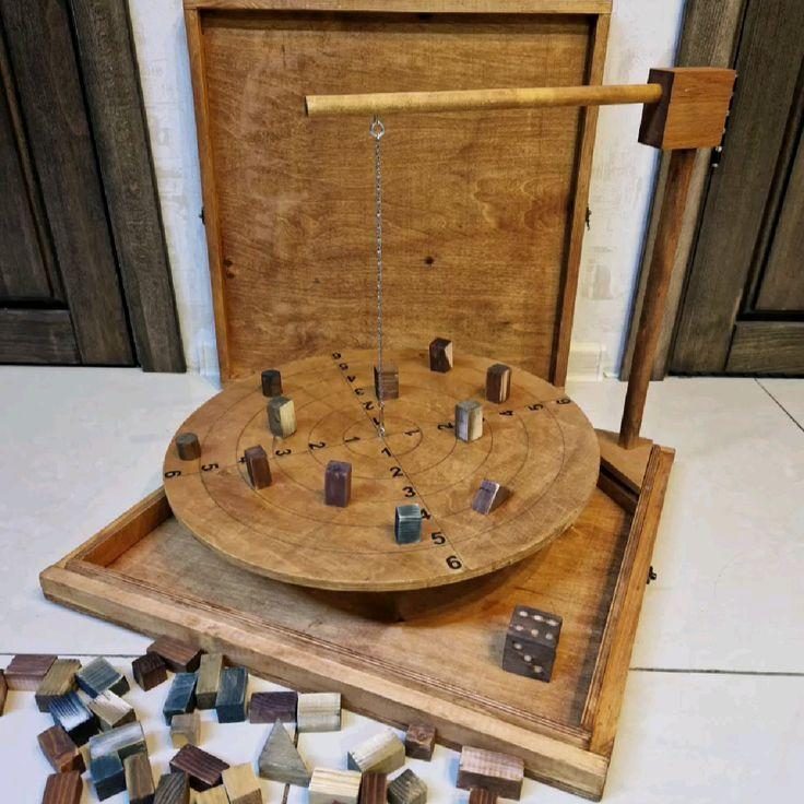Настольная игра балансир из дерева